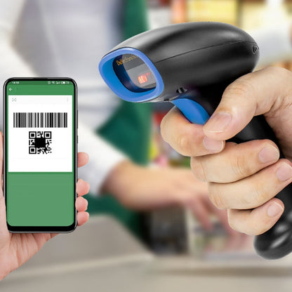 Supermarket Cashier Express Scanner Warehouse Handheld Barcode Scanning Device, Wired Red Light, Wireless Red Light, Wired 2-Dimensional, Wireless 2-Dimensional
