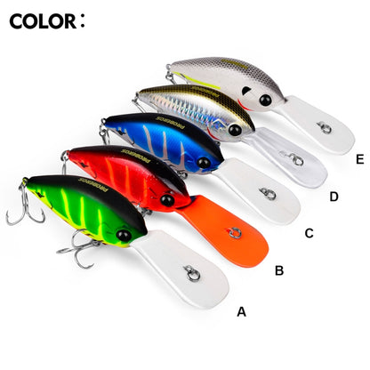 PROBEROS DW574 Bait Floating Rock Plastic Lure Small Fatty Fish Fake Bait Fishing Tackle, 12.5cm/24.5g