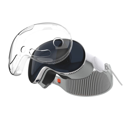 For Apple Vision Pro Protective Case VR Headset Device Accessories, Transparent TPU