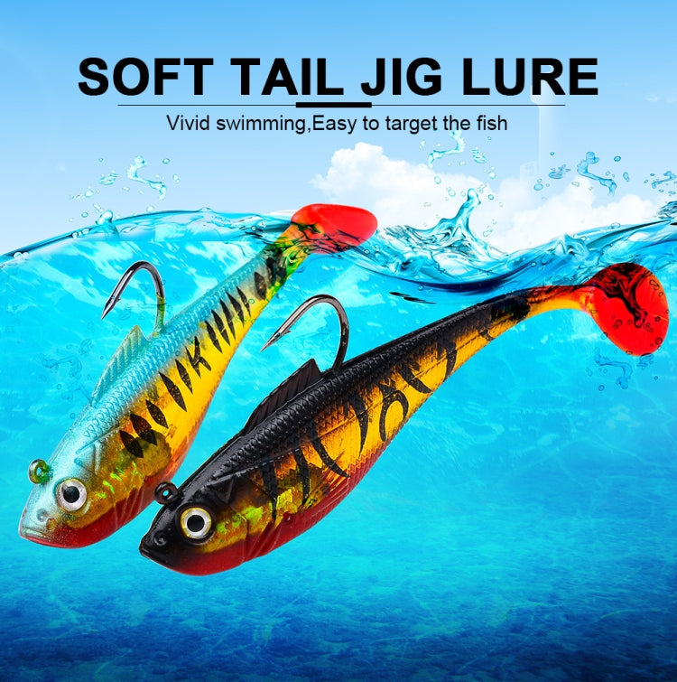 PROBEROS DW6085 Sea Bass Leadfish Soft Lure T-Tail Software Baits Sea Fishing Boat Fishing Bionic Lures, 8cm/9.5g, 11cm/24.6g, 5cm/3.6g