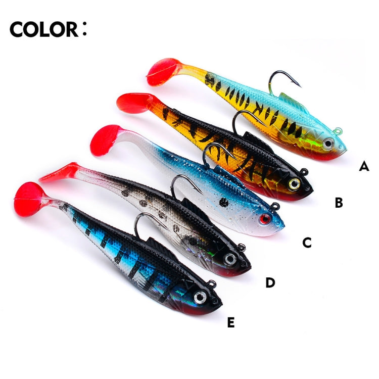 PROBEROS DW6085 Sea Bass Leadfish Soft Lure T-Tail Software Baits Sea Fishing Boat Fishing Bionic Lures, 8cm/9.5g, 11cm/24.6g, 5cm/3.6g