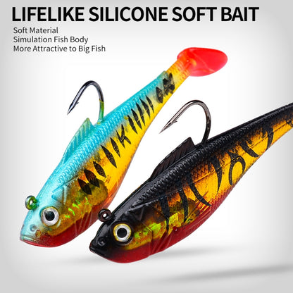 PROBEROS DW6085 Sea Bass Leadfish Soft Lure T-Tail Software Baits Sea Fishing Boat Fishing Bionic Lures, 8cm/9.5g, 11cm/24.6g, 5cm/3.6g