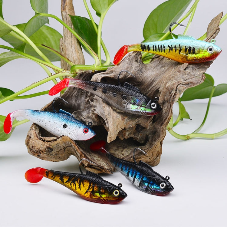 PROBEROS DW6085 Sea Bass Leadfish Soft Lure T-Tail Software Baits Sea Fishing Boat Fishing Bionic Lures, 8cm/9.5g, 11cm/24.6g, 5cm/3.6g