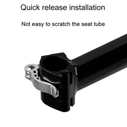 Bicycle Rear Rack Mountain Bike Aluminum Tail Rack With Carrier, Semi Quick Release, Full Quick Release