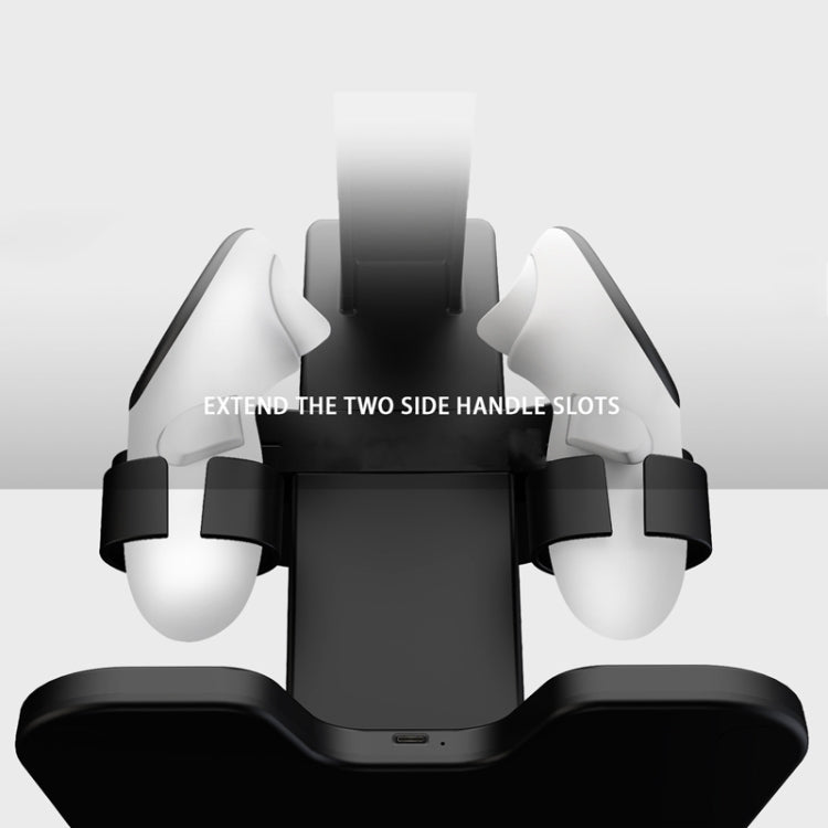 For Meta Quest 3 / 2 / Pro Charging Storage Stand With RGB Lights