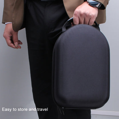 For Apple Vision Pro Storage Bag VR Headwear EVA Portable Hard Case, EVA+Cloth Pattern