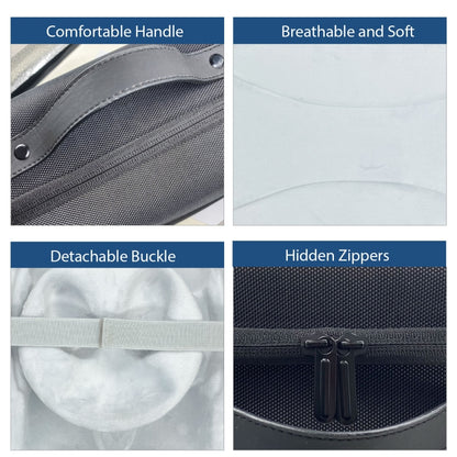 For Apple VR Vision Pro Oxford Cloth Storage Bag VR Glasses Anti-Scrape Portable Bag, Oxford Cloth