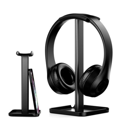 Desktop Headphone Holder Cell Phone Tablet Stand, Black, White, Pink