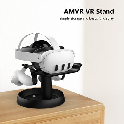 AMVR TYBP1 VR Desktop Storage Display Rack For Apple Vision Pro / Meta Quest 3 / Pico 4 / PlayStation VR 2