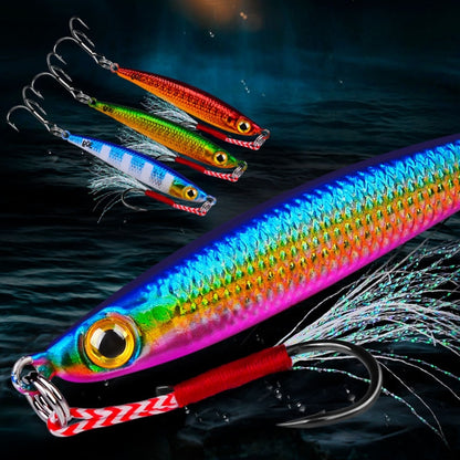 PROBEROS LF127 Long Casting Bait Small Leader Freshwater Sea Bass Fishing Warbler Spinnerbait, 7g, 10g, 15g, 20g, 30g
