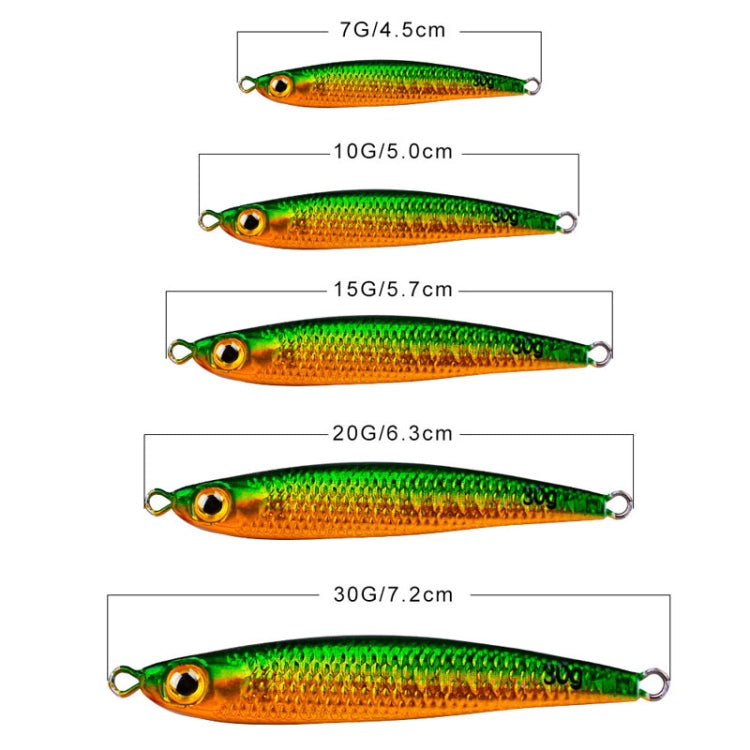 PROBEROS LF127 Long Casting Bait Small Leader Freshwater Sea Bass Fishing Warbler Spinnerbait, 7g, 10g, 15g, 20g, 30g