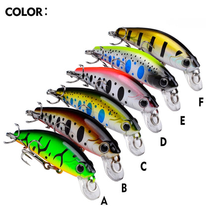 PROBEROS DW592 Sinking Minnow Lure Long Casting Fake Bait Bionic Plastic Hard Bait