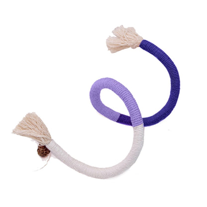 Cat Bite Rope Toy Catnip Cat Teasing Stick, 70cm