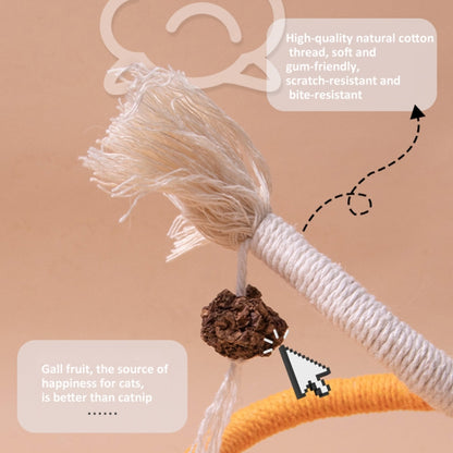 Cat Bite Rope Toy Catnip Cat Teasing Stick, 70cm