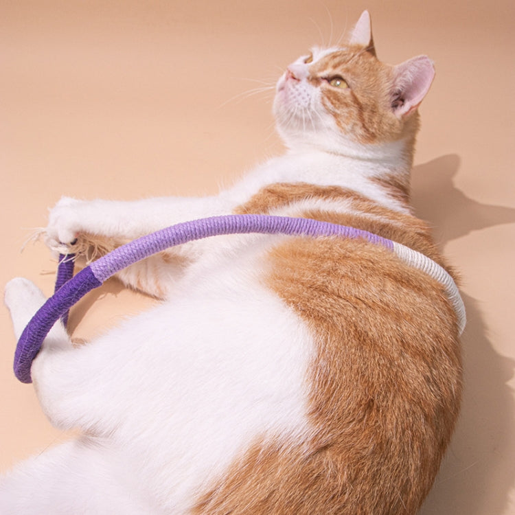 Cat Bite Rope Toy Catnip Cat Teasing Stick, 70cm
