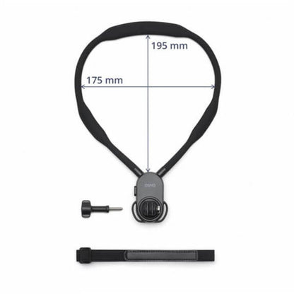Original Neck Strap Mount Max for DJI Osmo 360 / Action 3 / Action 4 / Action 5 Pro, Neck Strap Mount Max