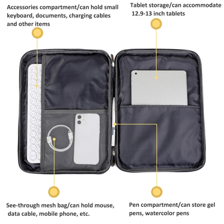 Oxford Cloth Laptop Bag Waterproof Tablet Storage Bag, 13/13.3 Inch