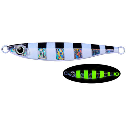 PROBEROS LF121 Fast Sinking Laser Boat Fishing Sea Fishing Lure Iron Plate Bait, 14g, 21g, 28g, 40g, 60g, 80g