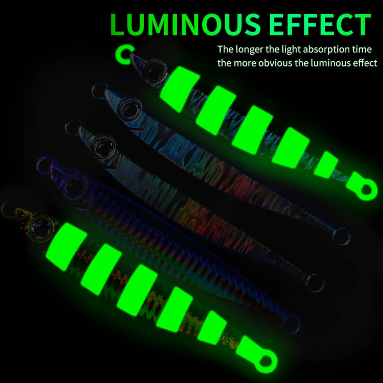 PROBEROS LF121 Fast Sinking Laser Boat Fishing Sea Fishing Lure Iron Plate Bait, 14g, 21g, 28g, 40g, 60g, 80g