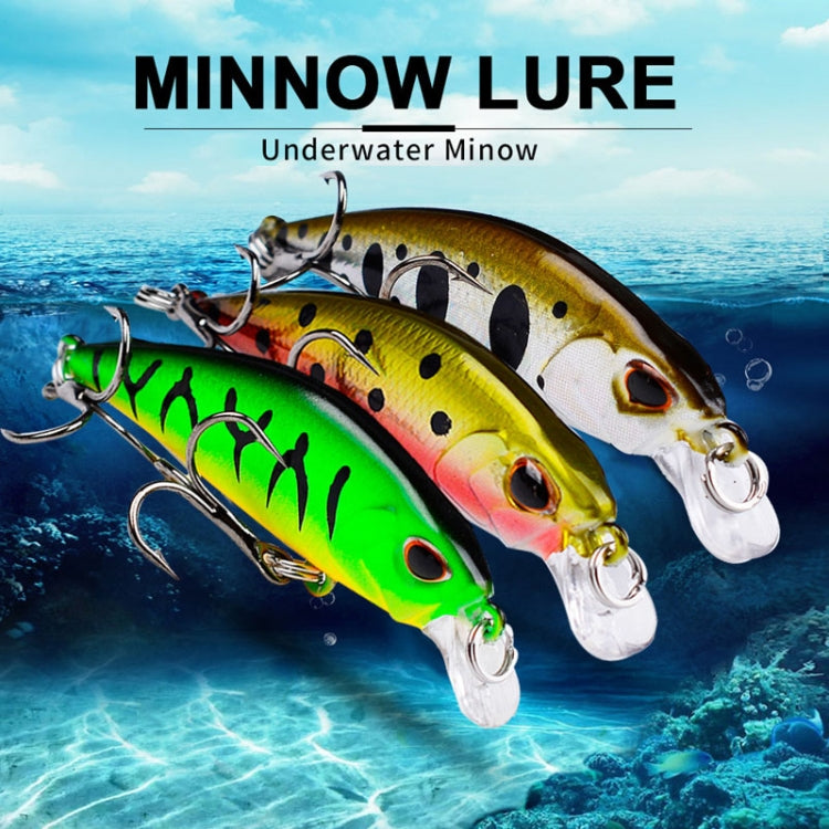 5.3cm 4.6g Sinking Minnow Lure Long Casting Bionic Plastic Hard Bait Fishing Tackle, PROBEROS DW578 Ordinary Hook, PROBEROS DW577 8003 Hook