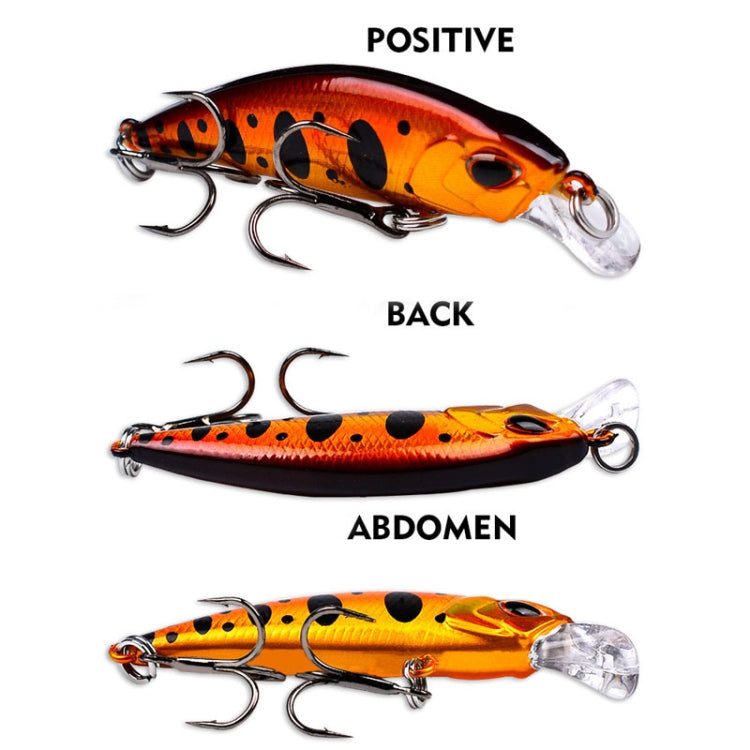 5.3cm 4.6g Sinking Minnow Lure Long Casting Bionic Plastic Hard Bait Fishing Tackle, PROBEROS DW578 Ordinary Hook, PROBEROS DW577 8003 Hook