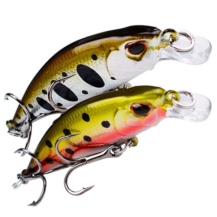 5.3cm 4.6g Sinking Minnow Lure Long Casting Bionic Plastic Hard Bait Fishing Tackle, PROBEROS DW578 Ordinary Hook, PROBEROS DW577 8003 Hook