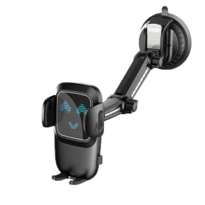 Car Windscreen Dashboard Suction Cup Phone Holder, Extended Green, Extended Black, Regular Green, Regular Black