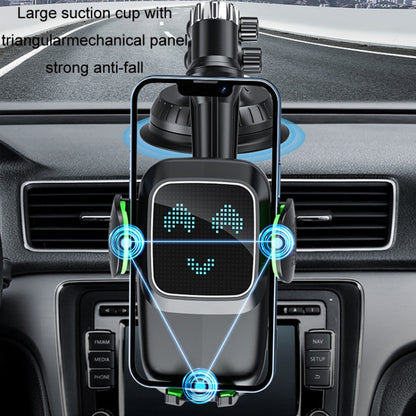 Car Windscreen Dashboard Suction Cup Phone Holder, Extended Green, Extended Black, Regular Green, Regular Black