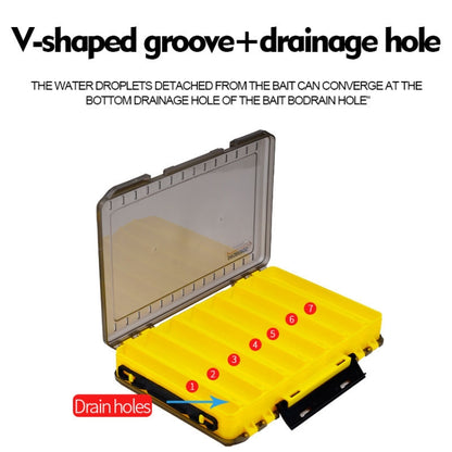 PROBEROS H1000 Double Sided Lure Box Handheld Double Layer Storage Case For Bait Accessories, A Model, B Model, C Model, D Model