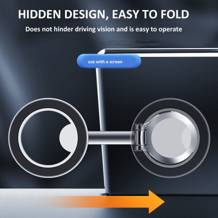 Zinc Alloy Car Screen Magnetic Mobile Phone Holder, F122 Black