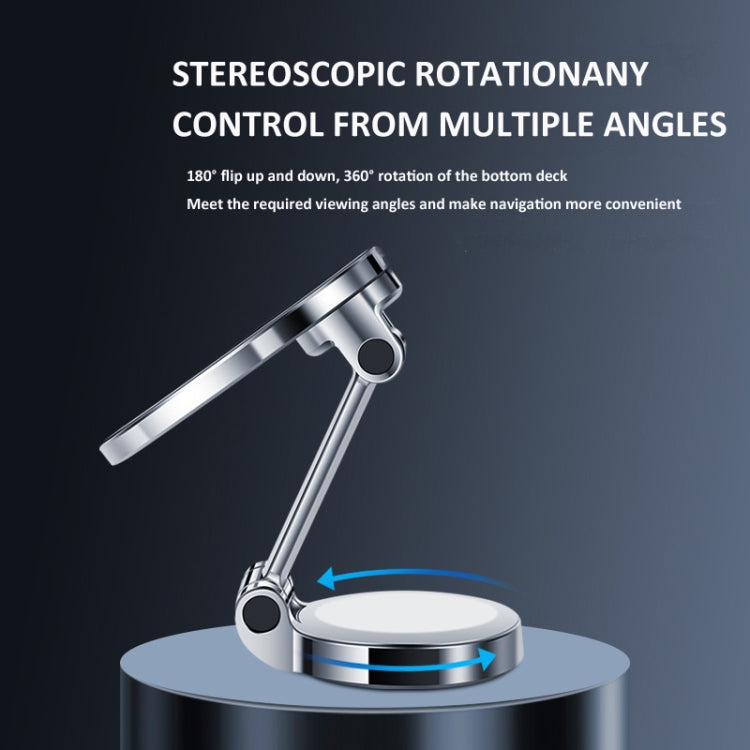 Zinc Alloy Car Screen Magnetic Mobile Phone Holder, F122 Black