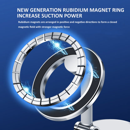 Zinc Alloy Car Screen Magnetic Mobile Phone Holder, F122 Black