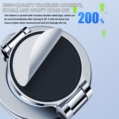 Zinc Alloy Car Screen Magnetic Mobile Phone Holder, F122 Black