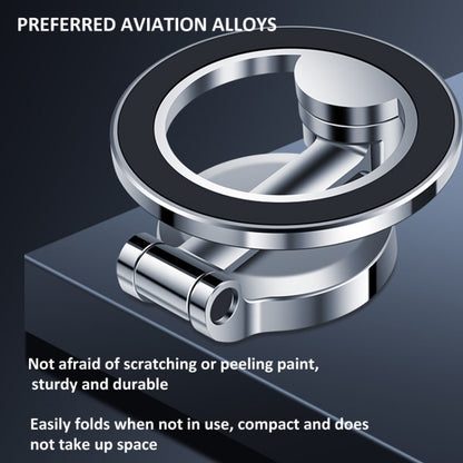 Zinc Alloy Car Screen Magnetic Mobile Phone Holder, F122 Black