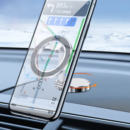 Zinc Alloy Car Screen Magnetic Mobile Phone Holder, F122 Black