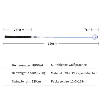 Golf Swing Sounding Training Stick To Improve Swing Speed And Delay Downswing, PGM HGB024