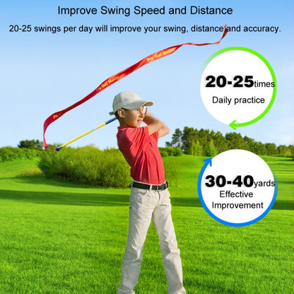 Golf Exerciser Ribbon Swing Stick Audible Practice To Improve Swing Speed, PGM HGB020