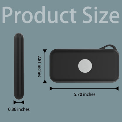 For Apple Vision Pro Accessories Power Protective Case Battery Silicone Storage Shell, Black, Pink, Deep Blue