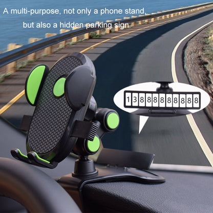 Car Dashboard Chuck Navigation Bracket Parking Number Plate