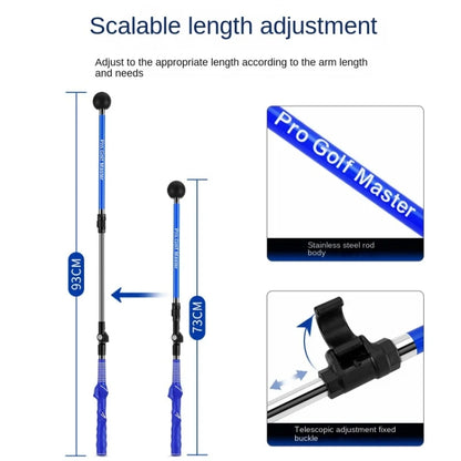 PGM HGB023 Foldable Golf Swing Trainer Correction Practitioner Adjustable Length Angle Trainer For Beginner