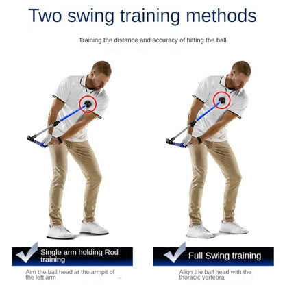 PGM HGB023 Foldable Golf Swing Trainer Correction Practitioner Adjustable Length Angle Trainer For Beginner