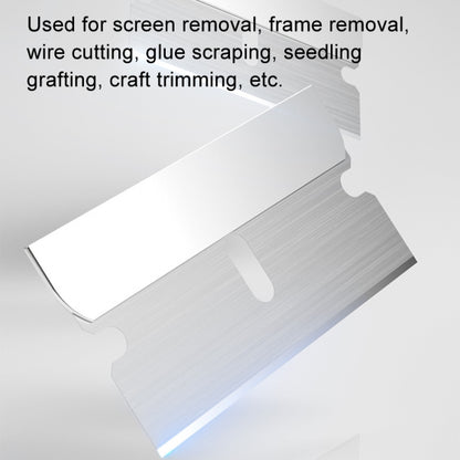 MECHANIC Screen Repair Small Blade Ultra-thin High Toughness Carbon Steel Sharp Edge, 5pcs /Pack, 100pcs /Pack