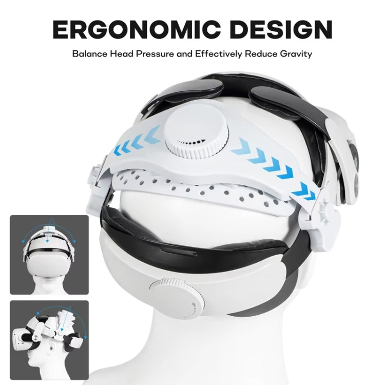 DEVASO VR Glasses Retractable Adjustable Headband Accessories For Meta Quest 3S / Meta Quest 3 / Meta Quest 2 / Meta Quest Pro / Pico 4 / Pico 4 Pro, For Meta Quest 3 / Meta Quest 2 / Meta Quest Pro / Pico 4 / Pico 4 Pro