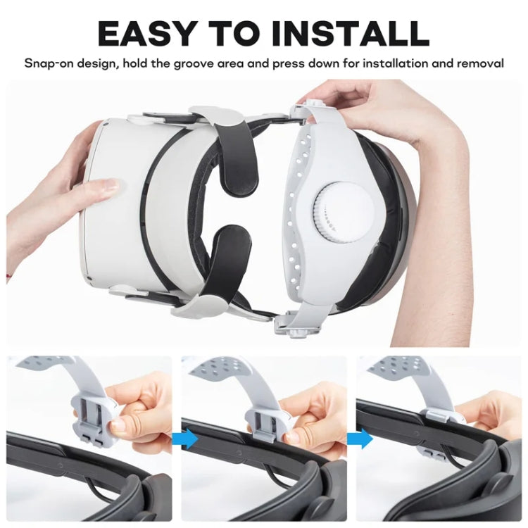 DEVASO VR Glasses Retractable Adjustable Headband Accessories For Meta Quest 3S / Meta Quest 3 / Meta Quest 2 / Meta Quest Pro / Pico 4 / Pico 4 Pro, For Meta Quest 3 / Meta Quest 2 / Meta Quest Pro / Pico 4 / Pico 4 Pro