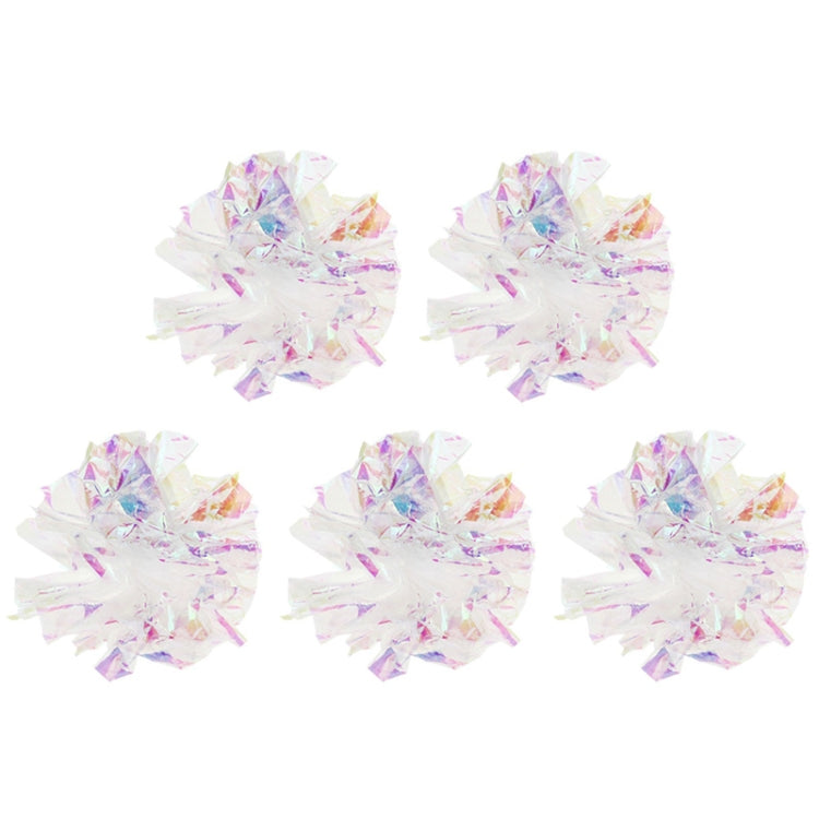 5pcs Colorful Noise Paper Ball Scratching Cat Toy Sound Pet Balls