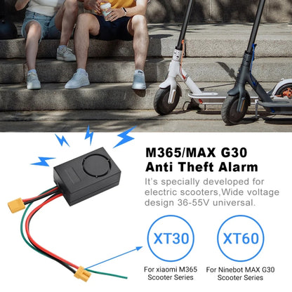 Electric Scooter 36-55V Anti-Theft Alarm Detector + 2 Remote Controller, For Xiaomi M365, For Ninebot Max G30