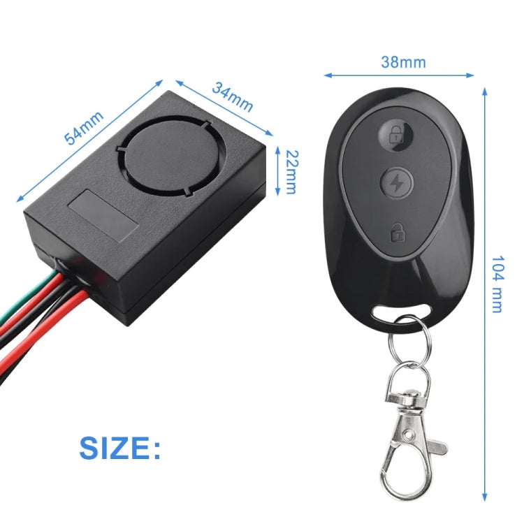 Electric Scooter 36-55V Anti-Theft Alarm Detector + 2 Remote Controller, For Xiaomi M365, For Ninebot Max G30