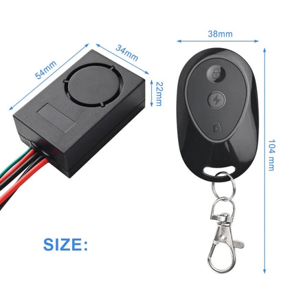 Electric Scooter 36-55V Anti-Theft Alarm Detector + 2 Remote Controller, For Xiaomi M365, For Ninebot Max G30