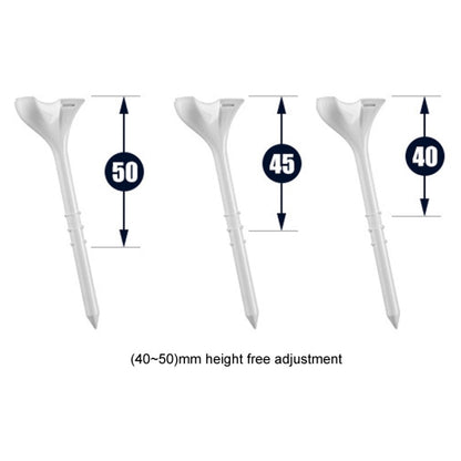 20pcs /Box PGM QT031 83mm Golf Ball Tee 10 Degree Angled Ball Spike Aiming Arrow