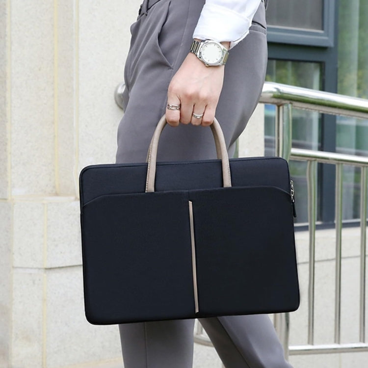 Oxford Cloth Laptop Bag Mens Womens Briefcase with PU Handle, 14 -14.6 Inch, 15 -15.6 Inch, 13 -13.3 Inch